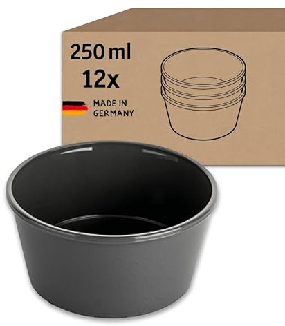 Koziol MOVE BOWL 0,25 Mehrwegschale 250 ml | 12er Set, Kunststoff | wiederverwendbar, bruchsicher, spülmaschinenfest | Catering, Take-Away, Meal-Prepping