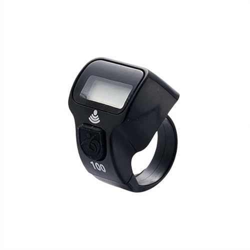 SHUZHENG Digital Finger Tally Counter, Hand Tally Counter Tally Lap Counter, Mechanical Digital Finger Counters, Clicker Counters with Handheld Ring for Islam Muslim Prayer Golf Scoring