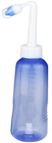 MOTHNUR Irrigateur Nasal 500 Ml pour Adultes, Flacon Lavage Nasal en Plastique Sûr, Outil de Nettoyage des Fosses Nasales, Hygiène Nasale Quotidienne, et Pratique