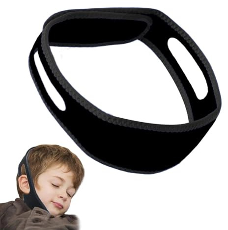 ZHUMCCY Mentonnière anti-ronflement - Sangle de solution de ronflement respirante et réglable | Solution de ronflement, dispositif anti-ronflement pour un sommeil ininterrompu, hommes et femmes