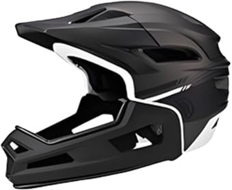 Zasdvn Full Face Mountain Bike Helmet | Removable Chin Pad Mountain Bike Helmet,Ventilated Adjustable Cycling Protective Head Gear for Women Men Adults Cyclists Bikers Riders Professionals