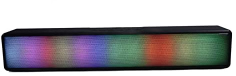 Asixxsix Computer Speaker, RGB Lighting Bluetooth Speaker, Wireless Bluetooth 5.1 USB Wired Connection PC Speakers for Computer Desktop Laptop Monitor
