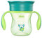 Chicco Perfect Cup Primo Bicchiere per Bambini 200 ml, 1 Tazza Biberon 12+ Mesi per Imparare a Bere, con Membrana in Silicone a 360° e Manici Rimovibili, senza BPA - Verde o Arancione