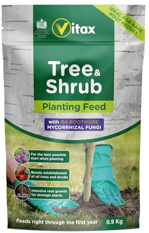 Vitax Tree & Shrub Planting Feed with added Mycorrhizal Fungi - 0.9kg Pouch