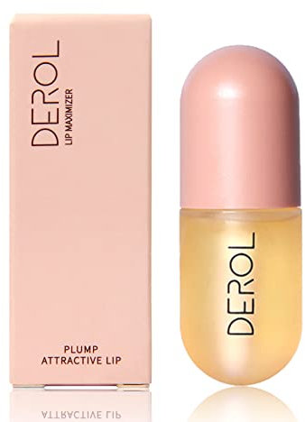 Rosarden Natural Lip Plumper and Lip Care Serum, Lip Enhancer, Lip Gloss, Balm Maximizer for Fullness, Plumping and Moisturizing Lips