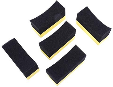 Qwertfeet 5 roulements de roue professionnels pour roues automobiles pneumatiques pour pneus en mousse noire jaune