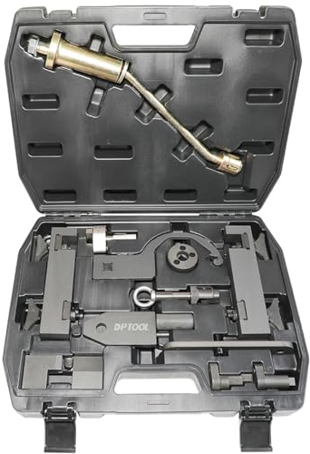Timing Kit Camshaft Alignment Locking Tool with Fuel Injector Puller Compatible with Land Rover Jaguar Discovry 4 Rang Rover Sport V8 5.0L V6 3.0L Engine 303-1303 303-1145 303-1148 303-1482 310-197