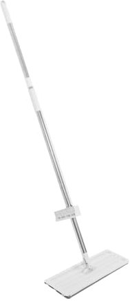Amosfun Mopa Plana De Microfibra Con 2 Paños Fregona Perezosa Seca y Húmeda Mango Largo y Ancho De 35 Cm Limpieza Doméstica y Oficina Trapeador Versátil Para Pisos Herramienta Práctica Hogar