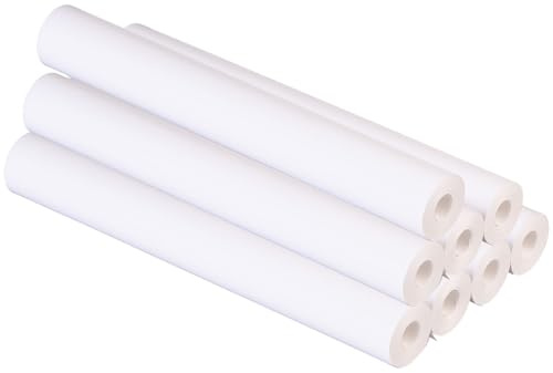 Callstel Thermorollen: 8er-Set Thermopapier-Rollen, 96 Blatt, ergibt 24 A4-Seiten/Rolle (Thermopapier BPA-frei, Thermodrucker-Rolle, Foto)