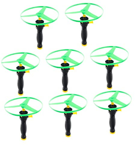 UPKOCH 8 Piezas Juguetes De Platillos Voladores Cuerda Juguete para Exteriores