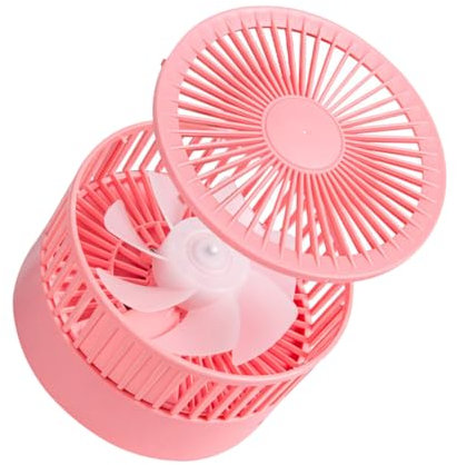PRETYZOOM Ventilador Portátil Usb Recargable Pequeño y Ligero Multifunción Para Oficina Hogar y Viajes