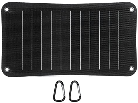 LMHHMIN Cargador de energía solar para exteriores ETFE Cargadores de batería solares USB portátiles Salida de 5 V para deporte
