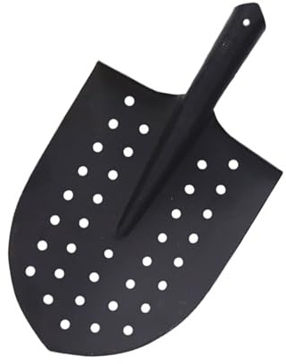 Tête de bêche ergonomique avec design renforcé pour la récolte des cultures et l'entretien des sentiers en acier au carbone