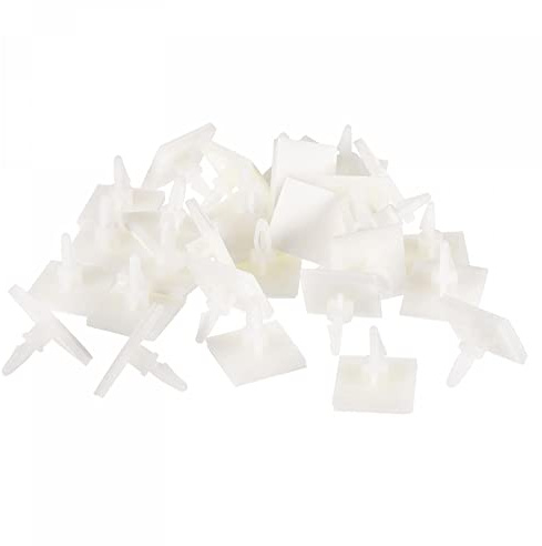 sourcing map 30 Pack Klebende PCB-Abstandshalter Kunststoffsäule 8mm | für Leiterplatte