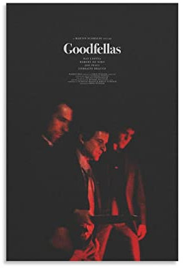 DAGUYS Vintage Goodfellas Filmposter 11 Wandkunst Poster Scroll Leinwand Gemälde Bild Wohnzimmer Dekor Zuhause 50 x 75 cm