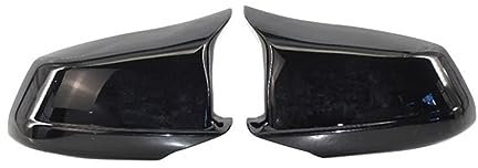 Yurefax Spiegelabdeckungen, for BMW, 5er F10/F11/F18 Pre-LCI 2011-2013 Spiegelkappen Ersatz-Seitenspiegelkappen Hecktürflügel Rückspiegel Außenspiegelabdeckungen(Black)
