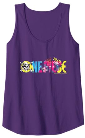 One Piece Anime Pirate Life Chapeau de paille Logo Pirates Débardeur