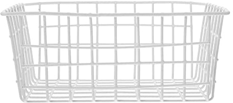 Swoomey Panier De Rangement Pour CongéLateur En Fil MéTallique Blanc Organisateur De Nourriture Et LéGumes Pour Cuisine Et RéFrigéRateur Maison