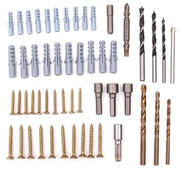 Quick Installation Auto Expanding Screws 5 Second Fastening Solution Suitable With Power Screwdriver For Construction Fastening Screws With Storage Case
