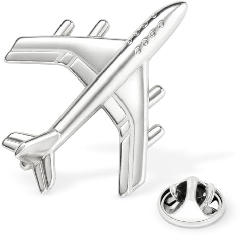 DonJordi Pin Flugzeug - für Piloten, Flugbegleiter und Flugzeugfans