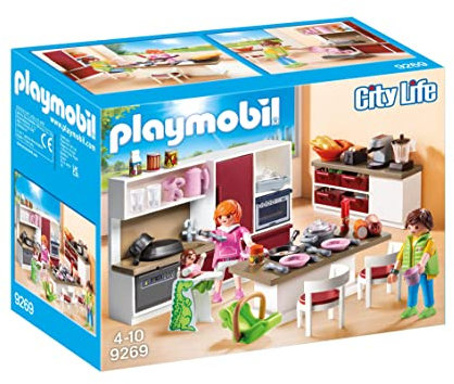 PLAYMOBIL City Life 9269, Grande Cucina attrezzata, dai 4 Anni