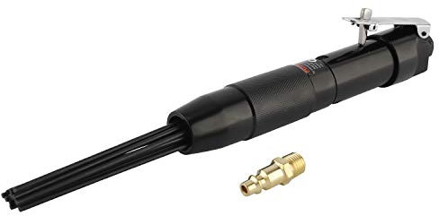 BTSHUB Compact Air Needle Scaler Air Powered Pneumatic Rust Paint Weld Removal Tool
