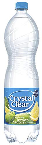 Crystal Clear Sparkling Lemon Cactus Soft Drink 1.5L