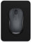 Dapesuom Mouse Pad, Small Mouse Pad 6 x 8 Inch with Non-Slip Rubber Base, Waterproof Mouse Mat, Mini Mouse Pad for Women Kids Men Wireless Mouse Laptops Keyboard Tray Home Office Travel, Jet Black