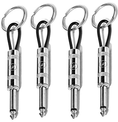 EHIOG 4Pcs Marshall Key Holder,Key Holder Wall Mounted Wall Mount Key Storage 4 Keychain Guitar Amplifier Hooks Metal Idea Musical Gift, for Music Lovers & Music Enthusiasts