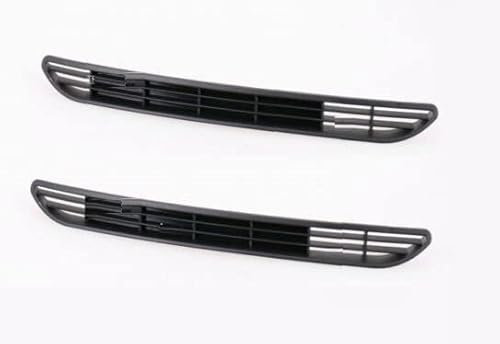 Generico Griglia Presa Aria Cofano Mostrina dx e sx Adatto a Iveco Daily 2000, Nero, Plastica o Metallo, Furgone, Ricambio per Veicolo