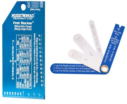 MusicNomad Precision Fret Rocker+ and Fret Gauge Kit (MN870)