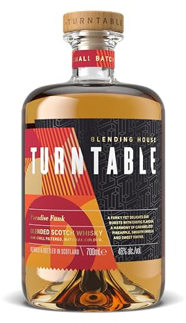 Turntable Spirits I Paradise Funk I Blended Scotch Whisky I Facettenreiche Süße mit exotischem Geschmack I 46% Vol. I 700 ml