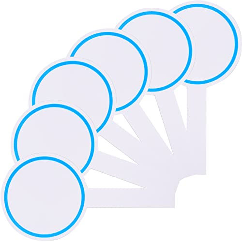 6st Anzeigetafel Auktionspaddel Quiz-antwort-whiteboard Wertungstafel Aus Papier Trocken Abwischbare Antwortpaddel Signiertes Bild Schreibtafeln Löschbar Student Schaum Das Schild