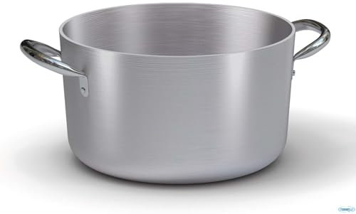 BALLARINI Casseruola 6818 28 Serie 6800 Alluminio satinato Casseruole, Sintetico, Multicolore, Normale