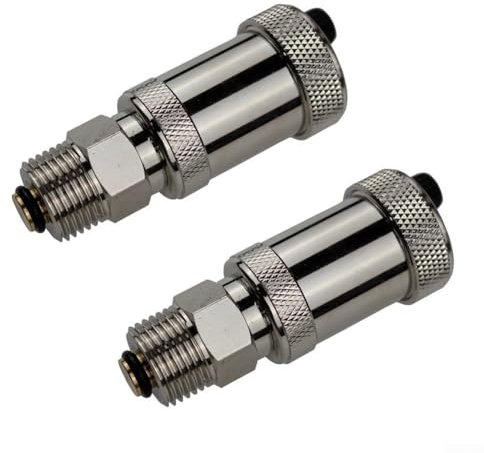 2er Set Upgrade Your Heizsystem Schnellentlüftungsventil Messing für automatische Belüftung