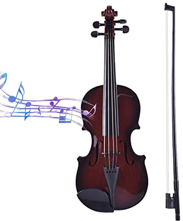 Giocattolo di violino r , Giocattolo musicale r Violino - Giocattolo educativo r Strumento musicale r Violino con corde regolabili,Giocattolo musicale simulato, strumento musicale r Violino