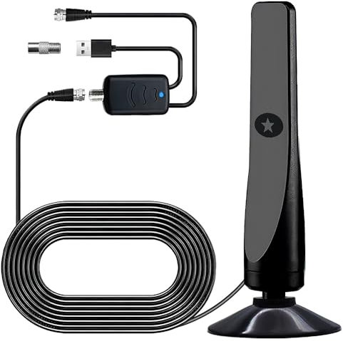 YANGUN Wavemax TV Antenna, Rewave TV Antenna, Digital Indoor TVs Aerial with Amplifier Signal Booster, TVs Antennas Indoor Outdoor Getrewave Antennas, SatelliteAntenna for Smart TV's & All Older TV's