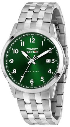 Sector No Limits Orologio Uomo, Tempo, Data, Analogico, 41 mm, Collezione 660, Regalo Laurea Uomo