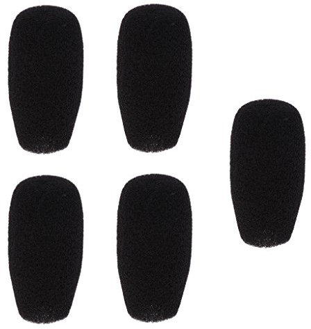 Lot de 5 bonnettes anti-vent pour microphone de conférence 48 x 12 mm