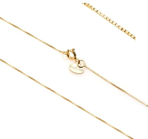 Louis Ciocchetti dal 1887 - Cadena de plata 925 fina, delgada, collar mujer, hombre, cadena veneciana, ideal para colgantes