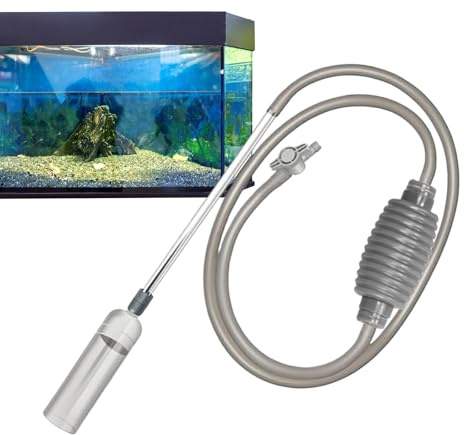Sifone Per La Pulizia della'acquario, Cambio D'Acqua Per Acquario, Aspiratore Acquario Kit Di Pulizia Per Ghiaia Manuale, Kit Per La Pulizia Della Ghiaia della'acquario Per La Pulizia Della Sabbia