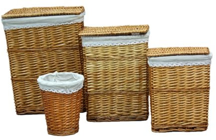 ROPEROS + Papelera Mimbre Marron S/4