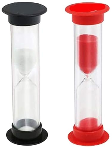 Reloj de arena giratoria de 3 minutos reloj de arena para niños, cepillo de dientes, tiempo Gadget, huevo de arena para cocina, niños, juegos, aula, hogar, oficina, decoración de color aleatorio
