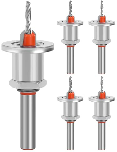 Yplkm Broca Avellanadora, Herramientas de Carpintería Ajustables, Fresa Para Tornillos De Madera, Para Muebles Electrodomésticos Puertas Y