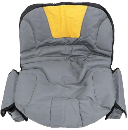 Tomedny Funda para Asiento de cortacésped, cojín para Asiento de Tractor, Protector para cortacésped, Accesorios para Tractor con Bolsillos de Almacenamiento