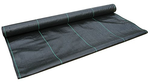 VANELC Unkrautvlies für Garten 1m x 100m, Unkrautfolie 100g/m2, Drainagevlies Garten, Gartenvlies wasserdurchlässig, Unkrautgewebe Garten, Unterbodengewebe, Bodengewebe, Unkrautflies für Garten