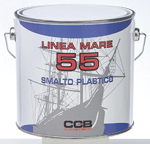 SMALTO PLASTICO URETANICO BRUSOLMARE PER NAUTICA FERRO LEGNO PLASTICA (21 Giallo Sole)