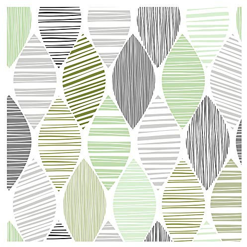 murando Vlies Tapete grün - Deko Panel Fototapete Wanddeko 10 m Tapetenrolle Mustertapete Wandtapete modern design Dekoration - geometrisch f-C-0281-j-a