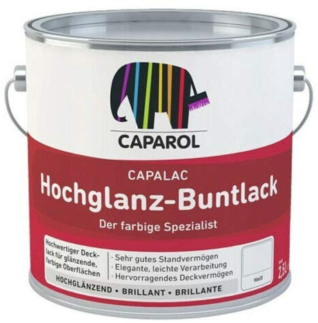Caparol Capalac Buntlack hochglänzend 375 ml Farbwahl, Farbe:RAL 8017 Schokoladenbraun