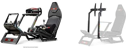 Next Level Racing NLR-S010 F-GT Simulator Cockpit and F-GT Monitor Stand Bundle